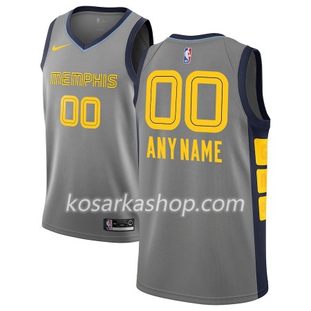 Dres Memphis Grizzlies Prilagođeni Nike 2018-19 City Edition Siva Swingman